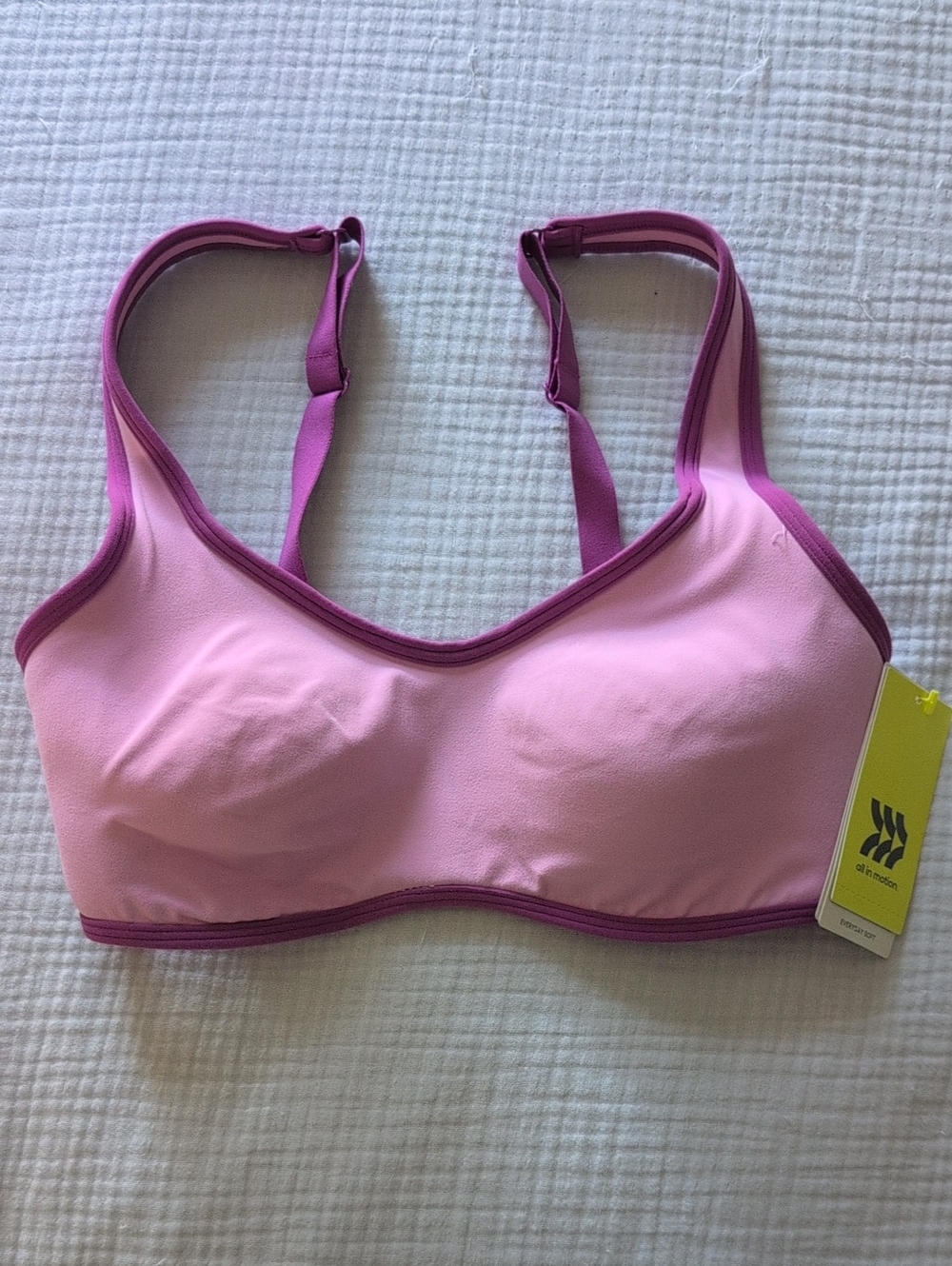 All In Motion Everyday Soft Light Support Sports Bra NWT